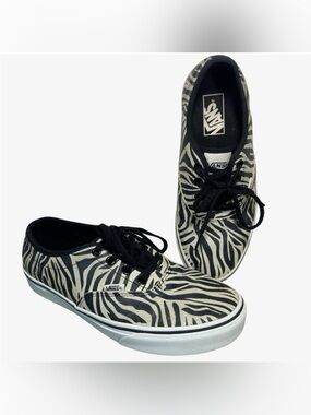 Vans Zebra Metallic Off the Wall Sneakers- woman’s 9
